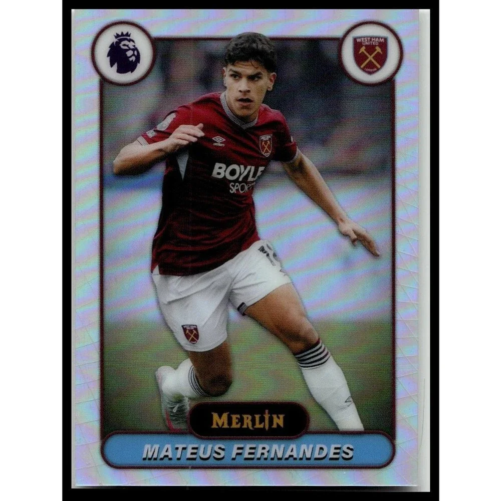 topps 2026 Merlin Premier League } Mateus Fernandes Refractor